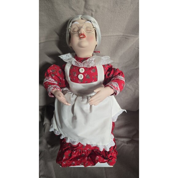 Telco Motionette Kissing Santa Claus Animated  Figurine - Picture 2 of 7